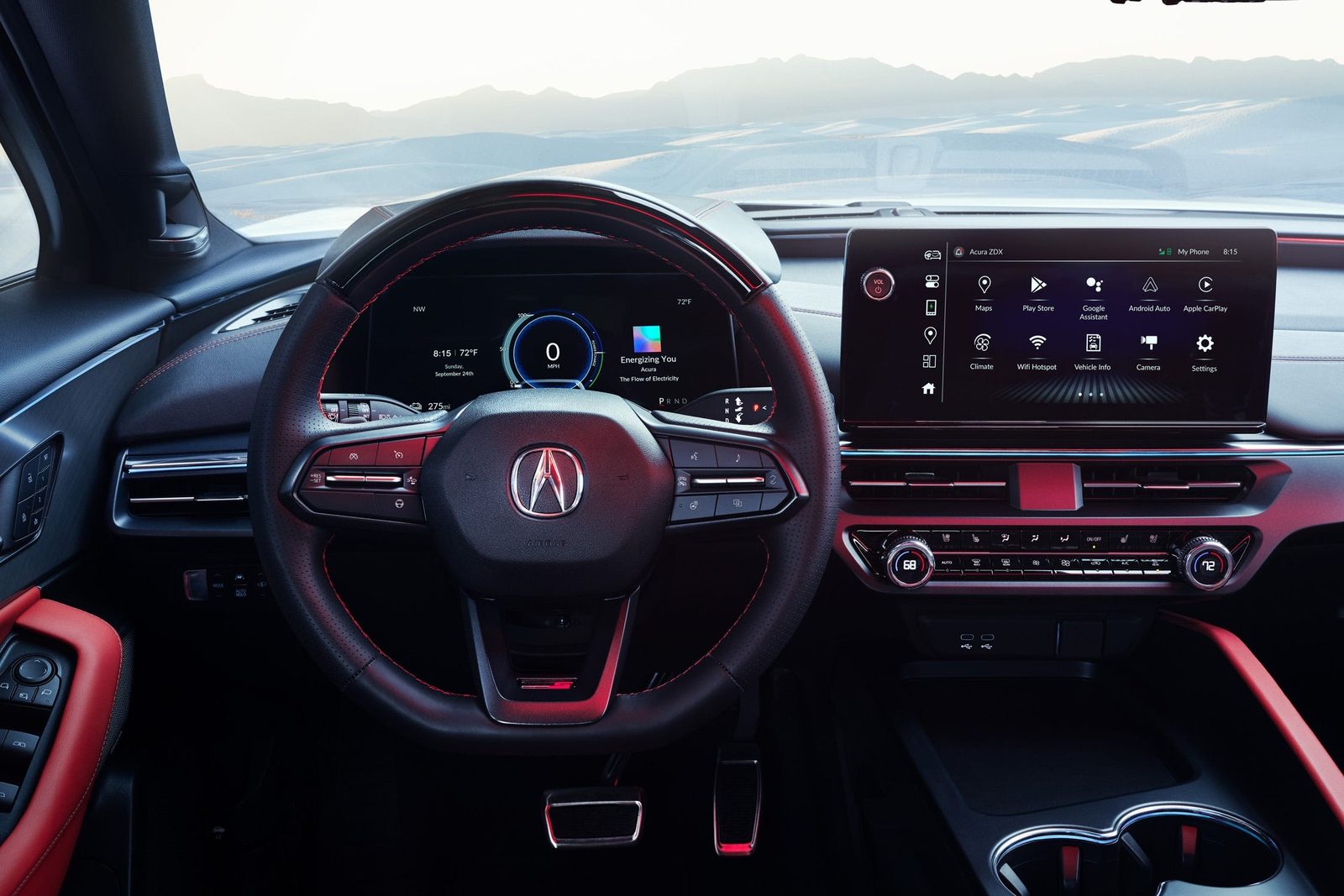 Acura ZDX 2024 — интерьер, front cabin, рынок Global / EV Query only
