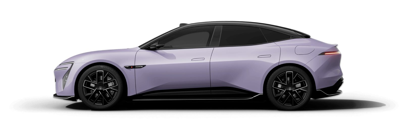 Avatr 06 EV 2025 — экстерьер, side profile purple, рынок China/import