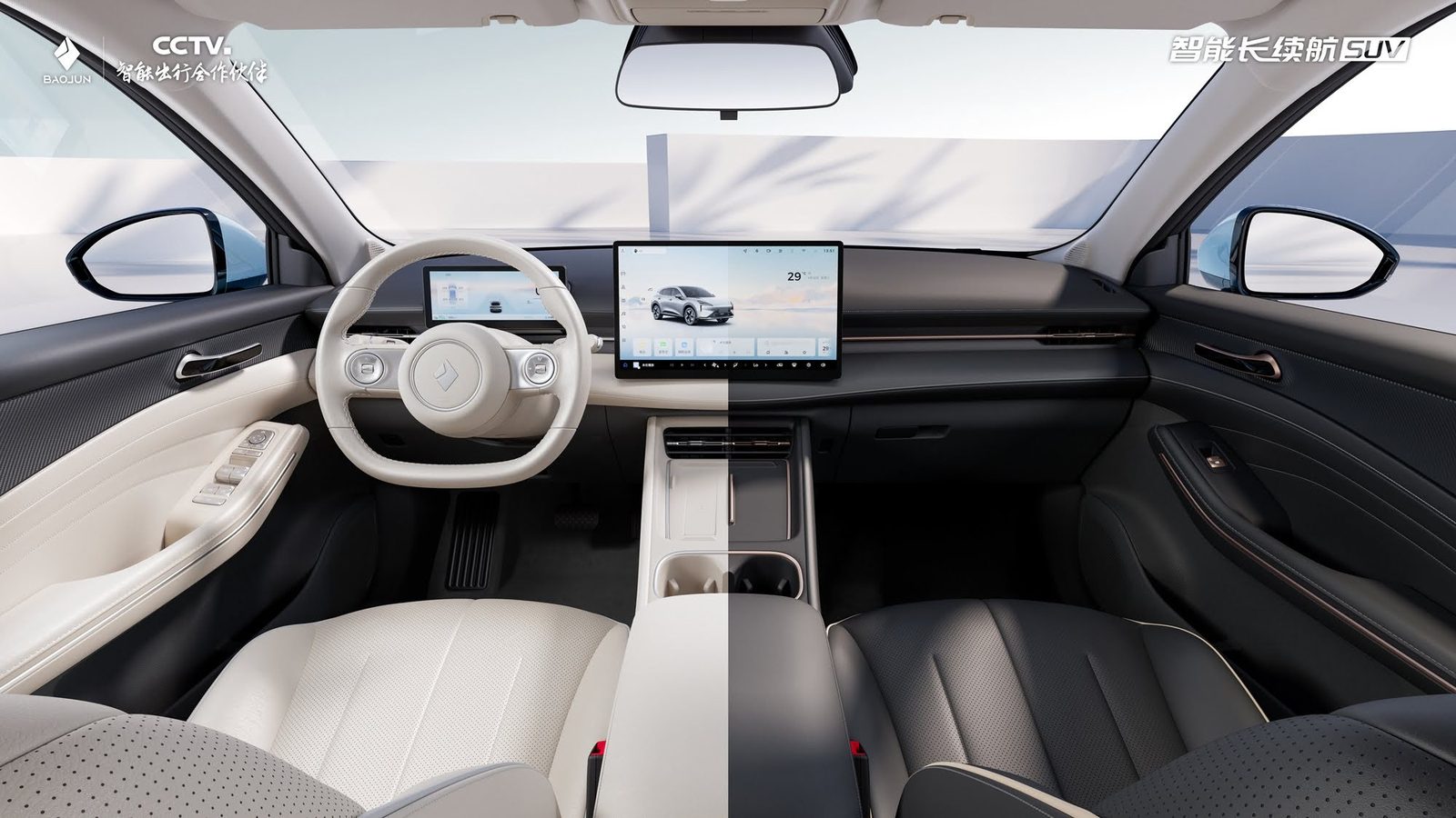 Baojun Yunhai EV 2026 — интерьер, передняя панель, рынок internal_mvp