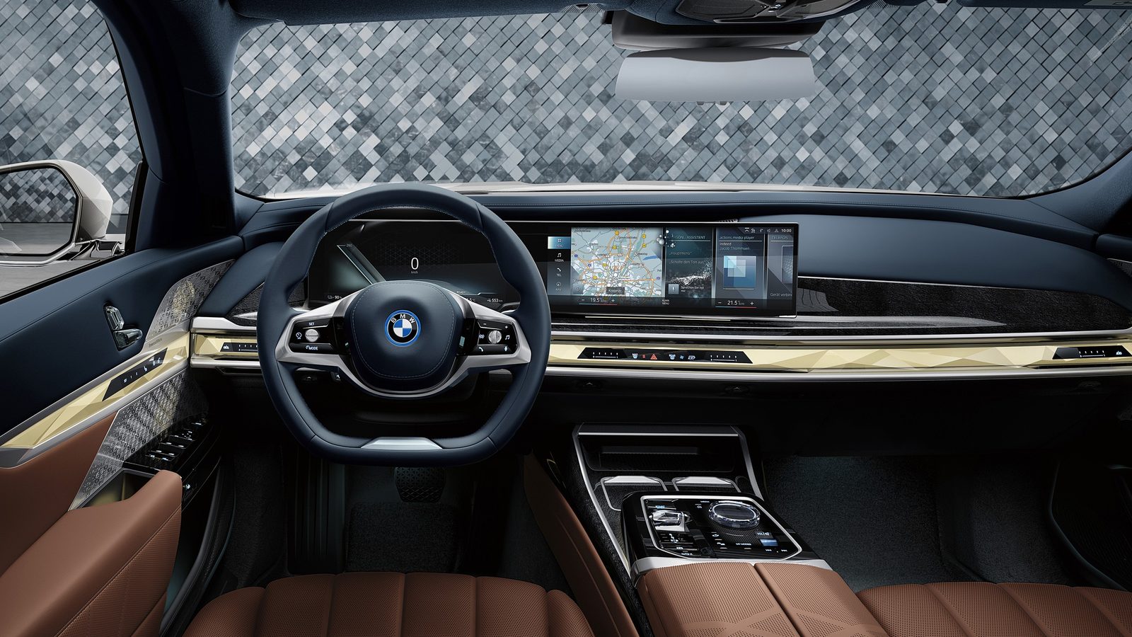 BMW i7 Global 2022 — интерьер, rear cabin, рынок Global / EV Query only