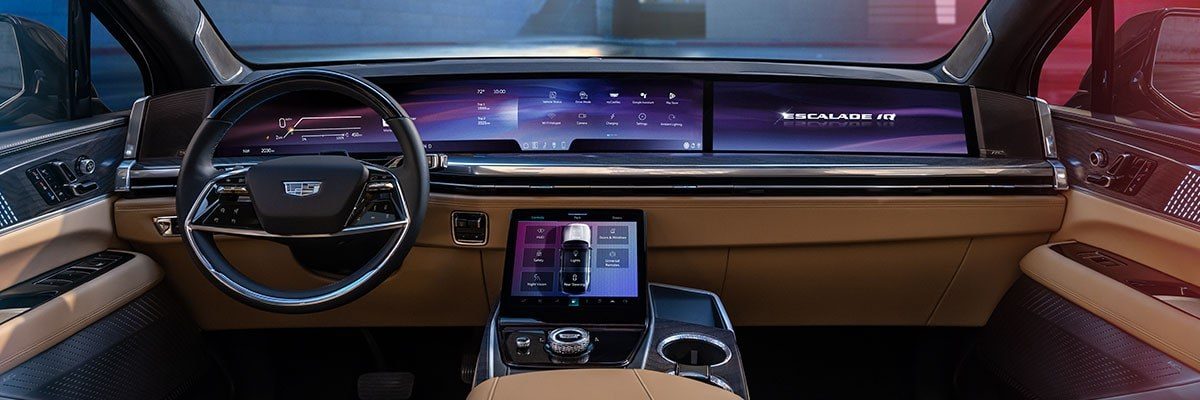 Cadillac ESCALADE IQ / IQL 2025 — главное фото модели, интерьер, передняя панель, рынок global