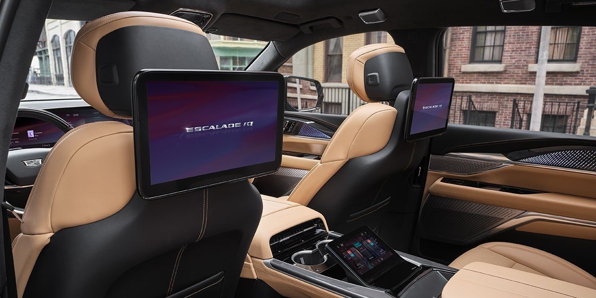 Cadillac ESCALADE IQ / IQL 2025 — интерьер, второй ряд сидений, рынок global