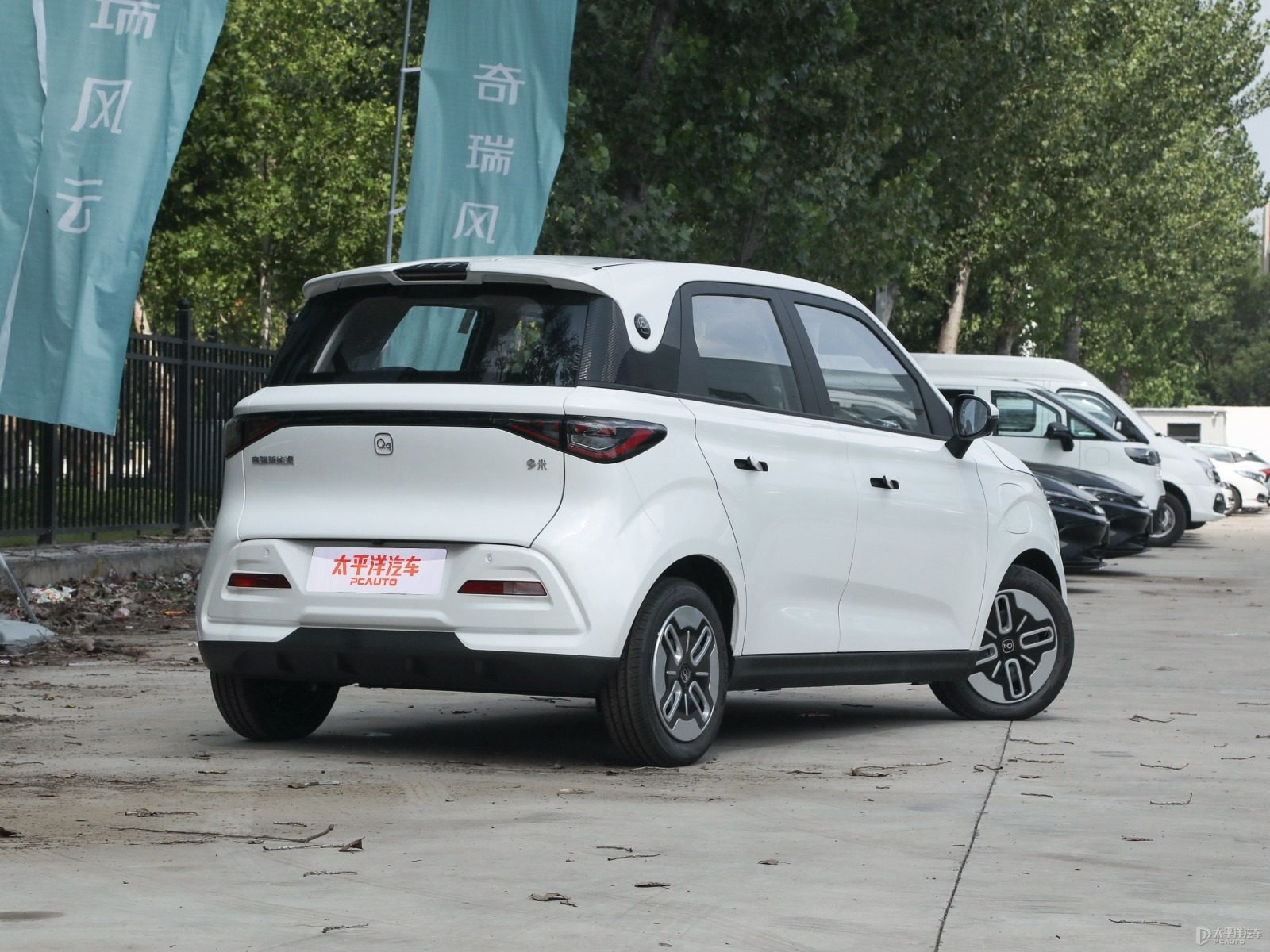 Chery Group QQ Domi 2025 — экстерьер, вид сзади 3/4, рынок internal_mvp