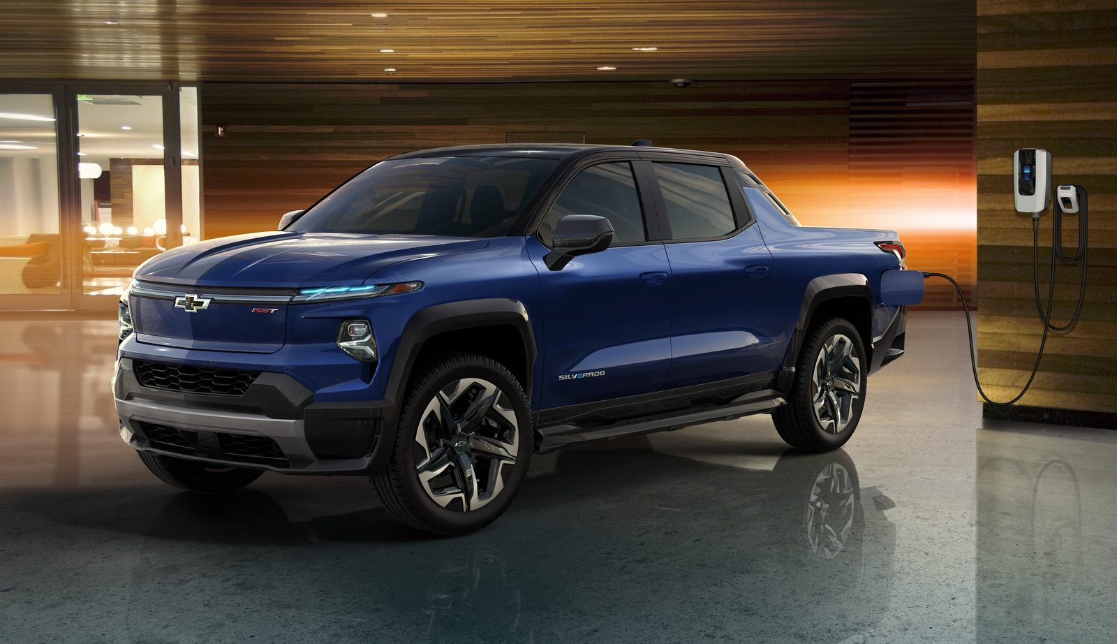 Chevrolet Silverado EV 2024 — экстерьер, front 3q static, рынок US
