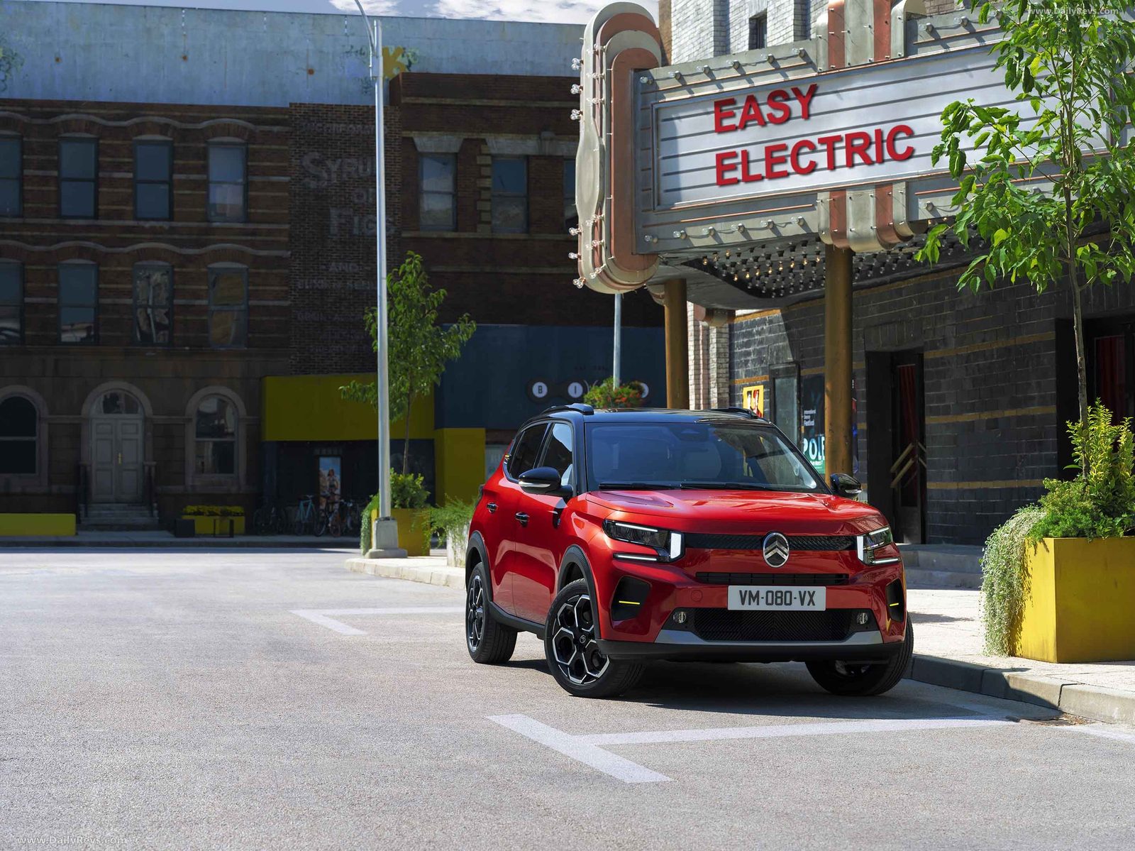 Citroen e-C3 2024 — экстерьер, вид спереди, рынок Europe