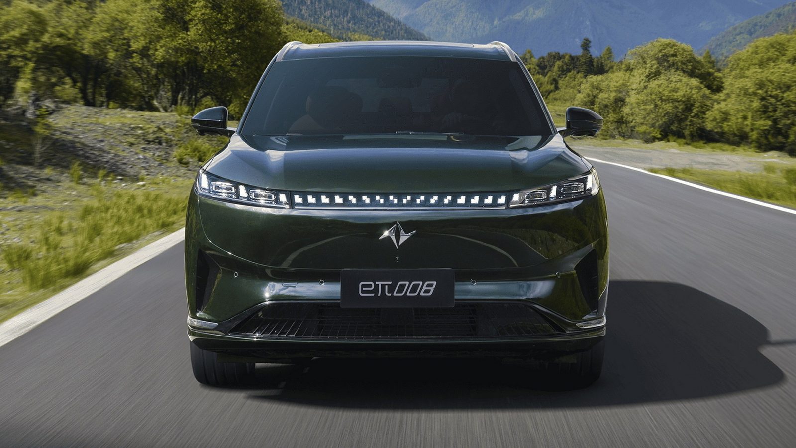 Dongfeng eπ 008 EV 2024 — экстерьер, front road, рынок internal_mvp