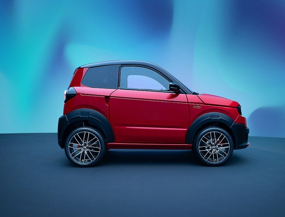 Ligier Myli 2023 — экстерьер, side profile, рынок Europe microcar reference