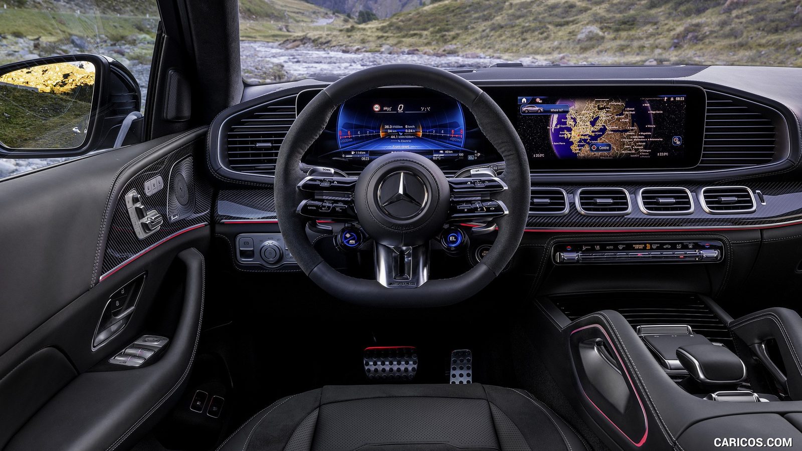 Mercedes-Benz GLE PHEV 2025 — интерьер, второй ряд сидений, рынок internal_mvp