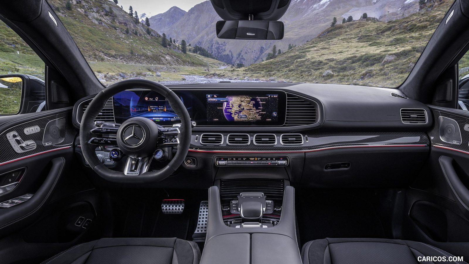 Mercedes-Benz GLE PHEV 2025 — интерьер, второй ряд сидений, рынок internal_mvp