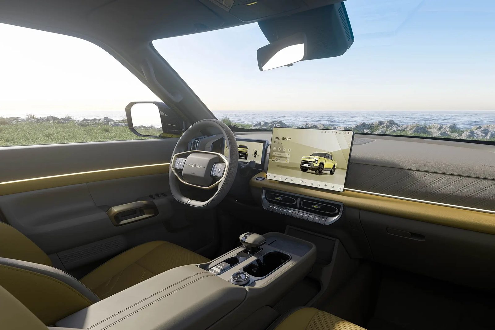 Nissan Zhengzhou Nissan Frontier Pro PHEV 2026 — интерьер, второй ряд сидений, рынок internal_mvp