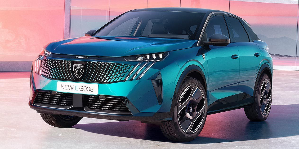 Peugeot E-3008 2024 — экстерьер, front studio, рынок internal_mvp