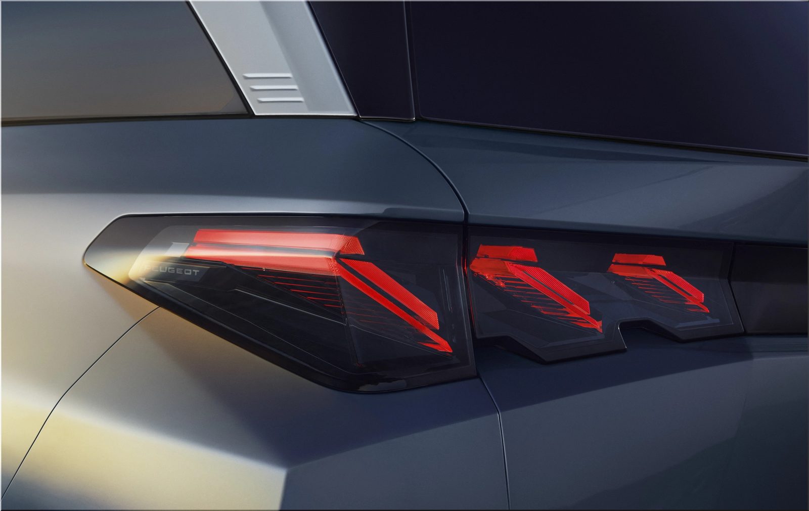 Peugeot E-5008 2024 — экстерьер, rear detail, рынок internal_mvp