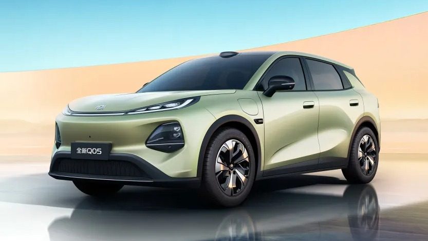 Qiyuan Q05 EV 2025 — экстерьер, вид спереди 3/4, рынок internal_mvp