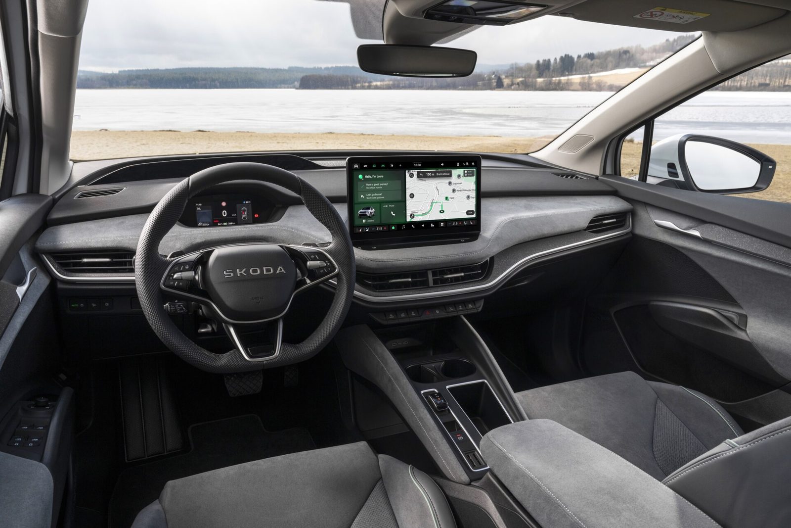 Škoda Enyaq 2021 — главное фото модели, интерьер, передняя панель, рынок internal_mvp