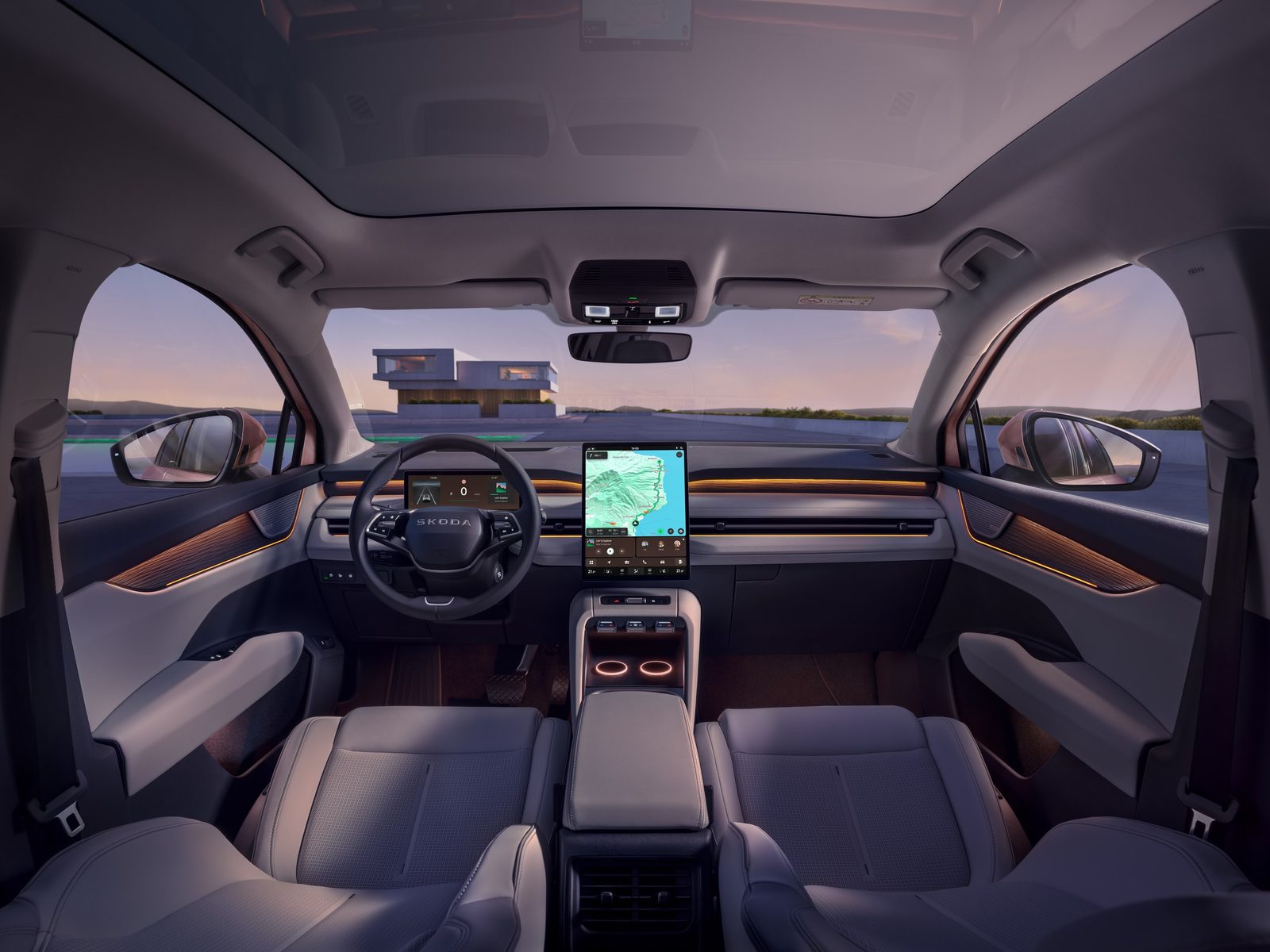 Škoda Peaq 2026 — интерьер, передняя панель, рынок internal_mvp