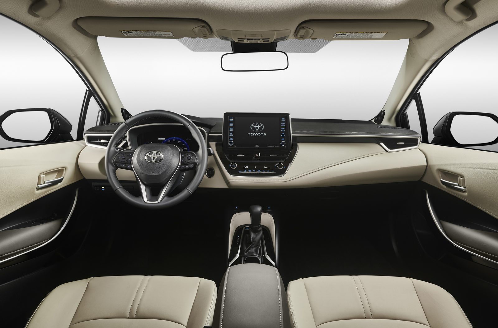 Toyota Corolla HEV China 2026 — главное фото модели, интерьер, передняя панель, рынок China / global launch media