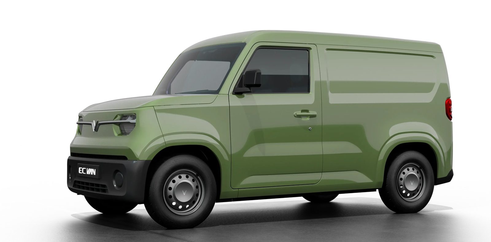 VinFast EC Van 2025 — главное фото модели, экстерьер, вид спереди 3/4, рынок Global / EV Query only
