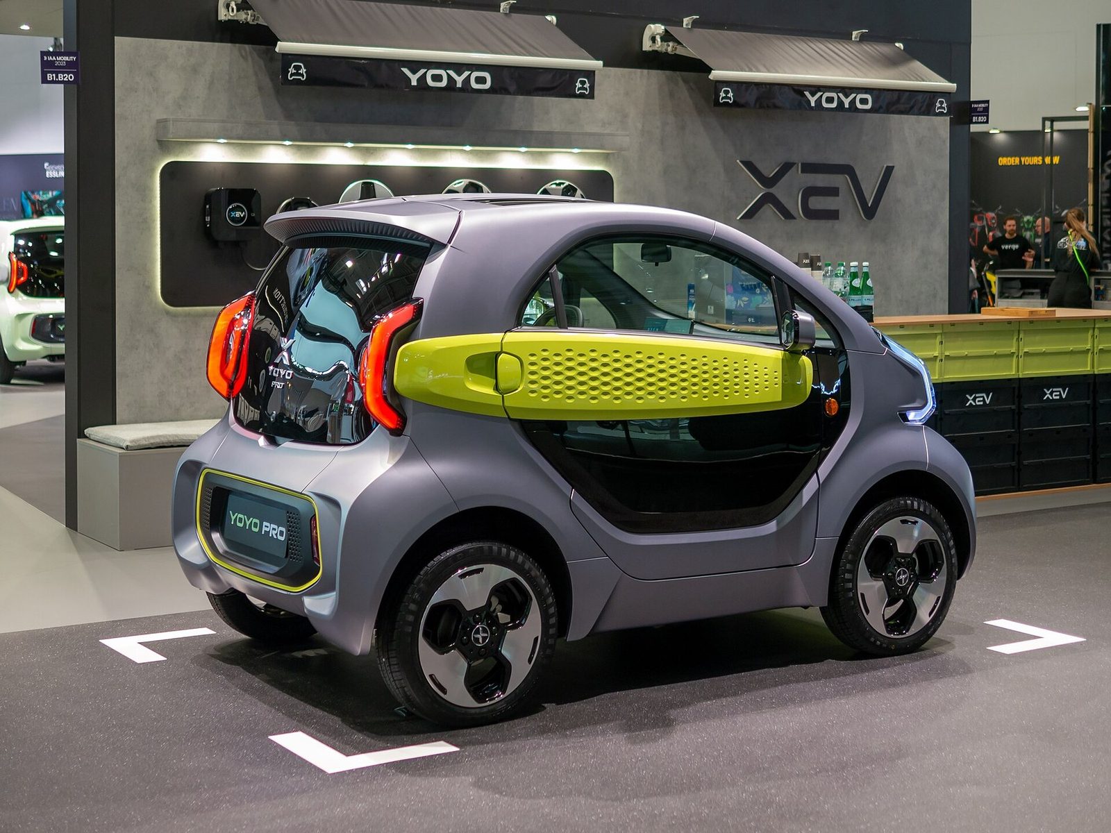 XEV YOYO 2021 — экстерьер, front 3q alt, рынок Europe public-rights reference