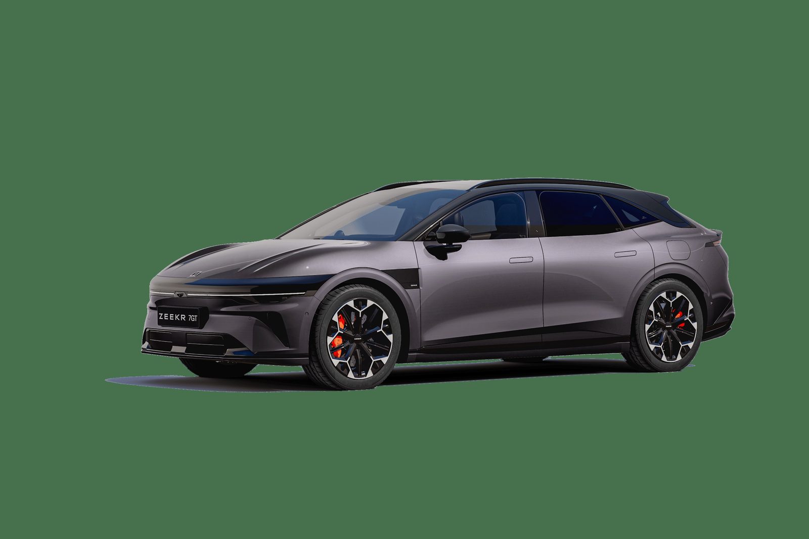 Zeekr 7GT 2025 — экстерьер, front 3q color render, рынок Europe