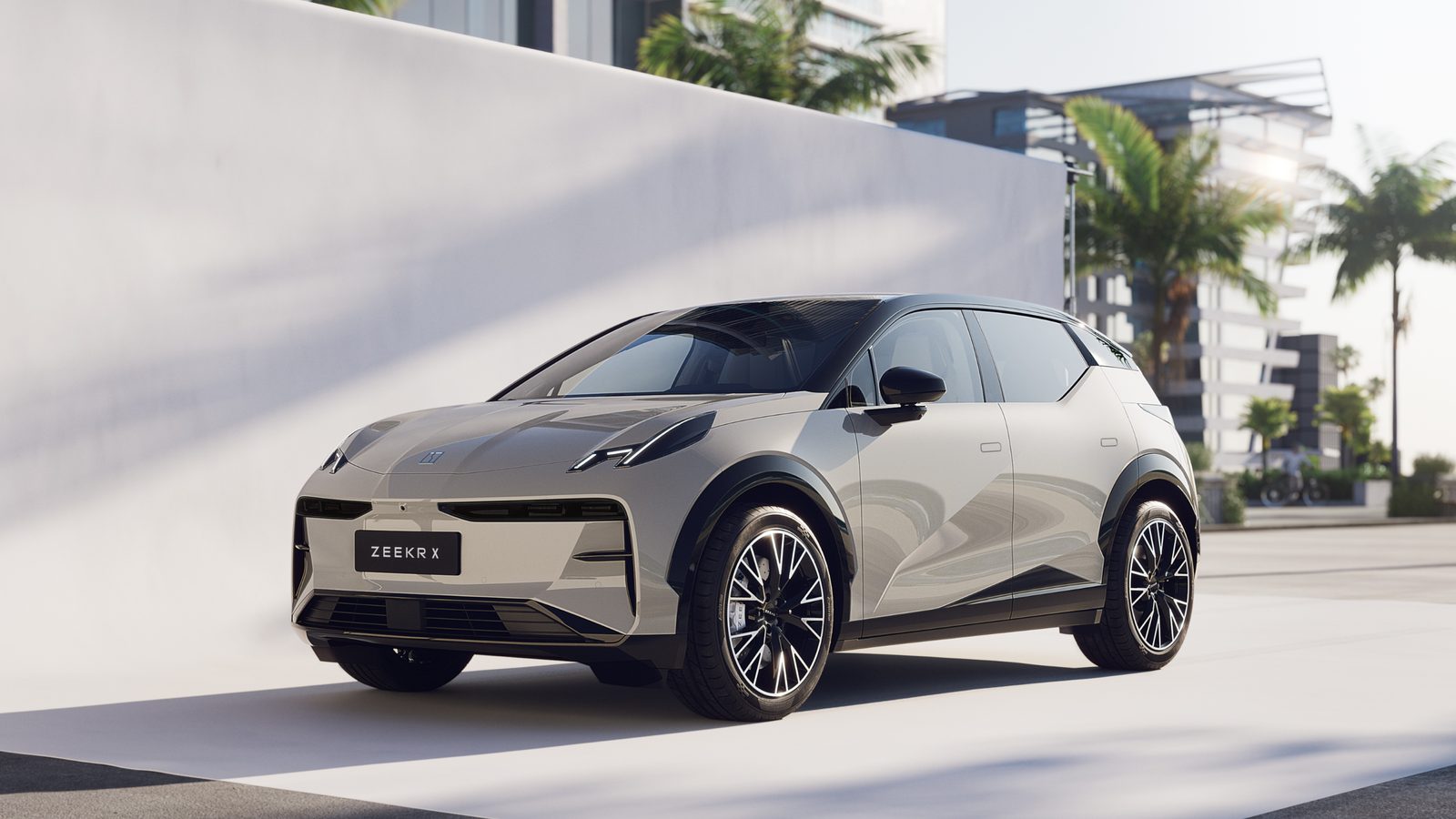 Zeekr X 2026 — главное фото модели, экстерьер, front 3q lifestyle, рынок Global